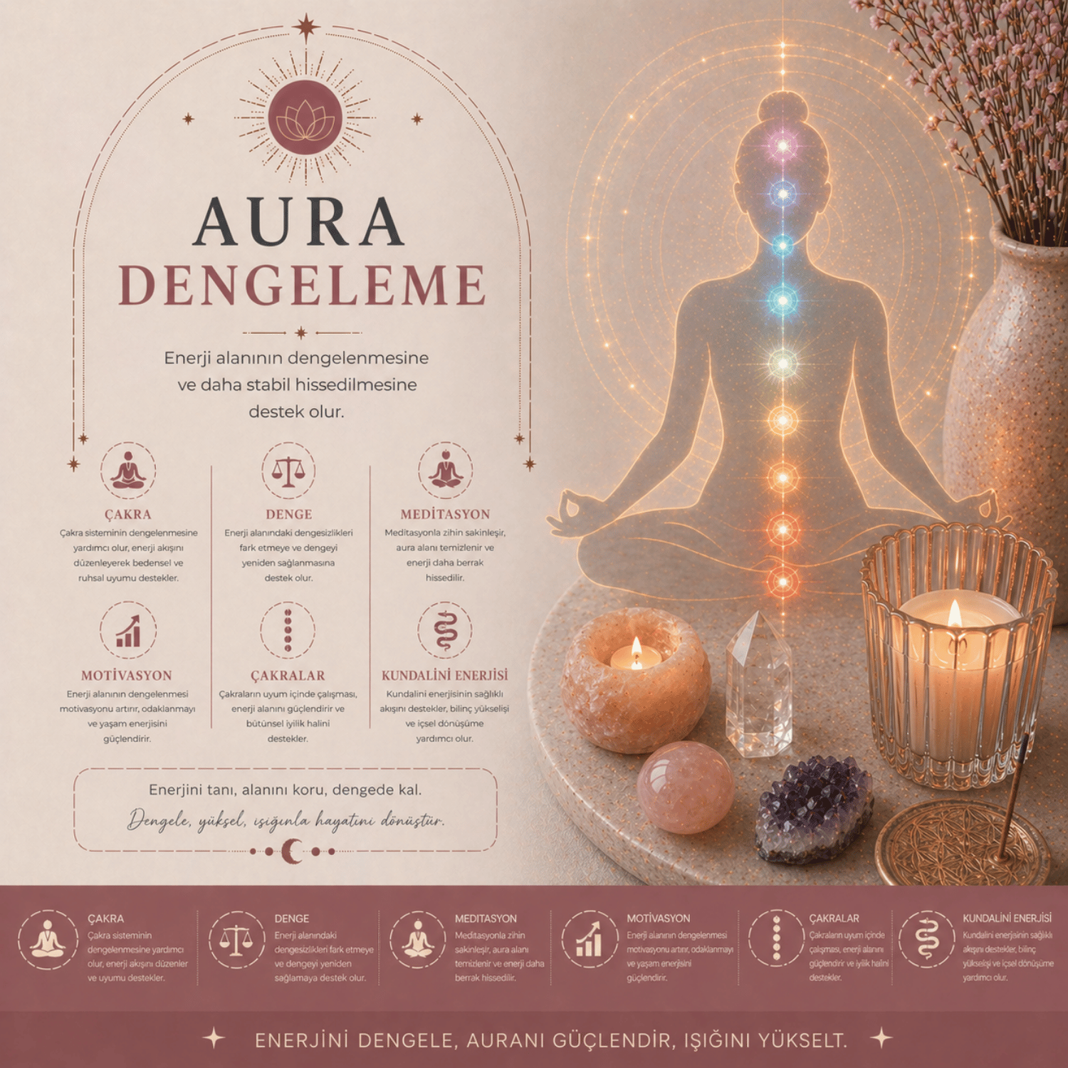 Aura Dengeleme – Enerji Alanınızı Güçlendirin ve Işıldayın